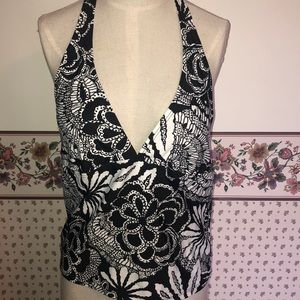 Halter swim top